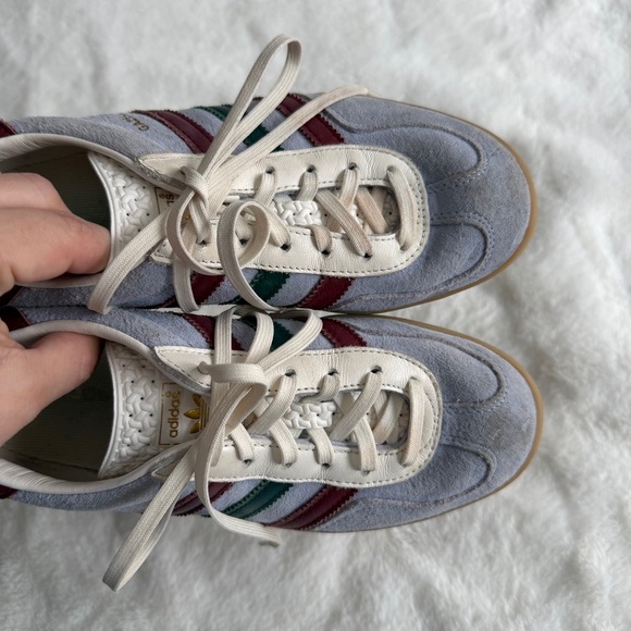 adidas gazelle silver green womens Gazelle Indoor
